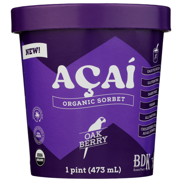 Oakberry Açaí Organic Sorbet Same-Day Delivery or Pickup | Plum Market