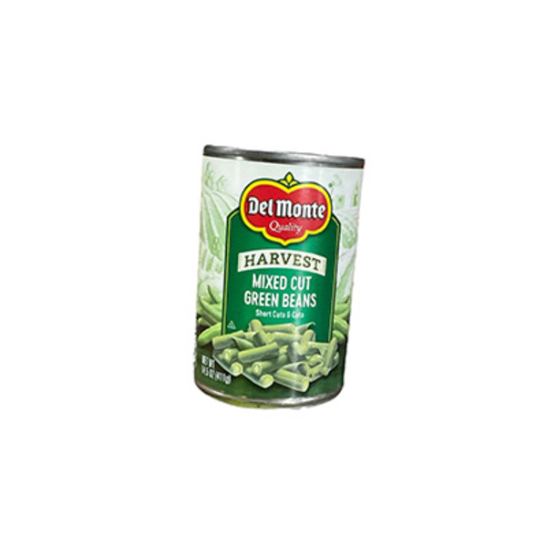 Del Monte Green Beans, Mixed Cut, Harvest