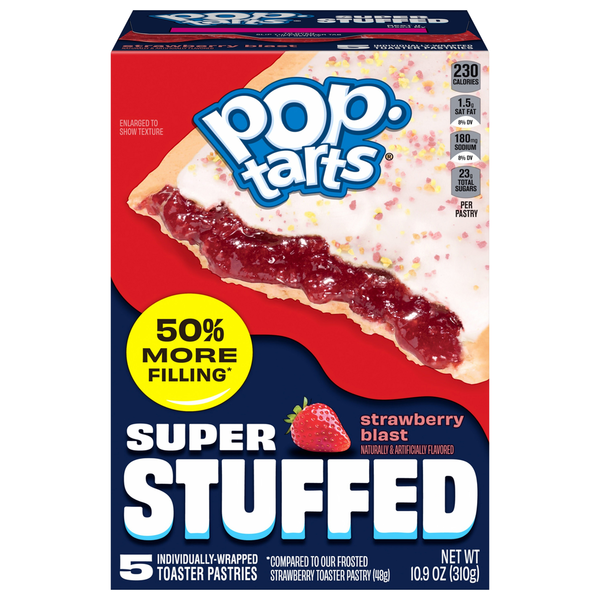 Pop-Tarts Super Stuffed Strawberry Blast Toaster Pastries