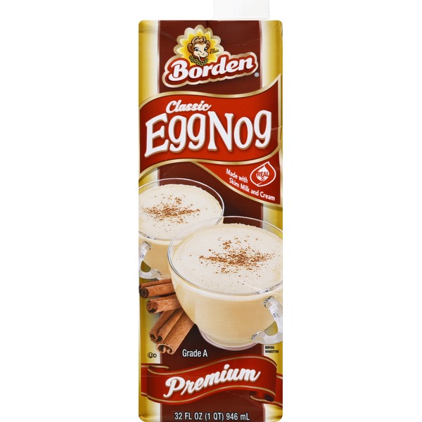 Borden Eggnog, Classic, Premium (32 oz) Instacart