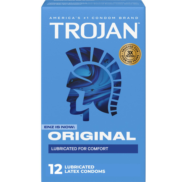 Trojan ENZ Premium Lubricant Premium Latex Condoms Same-Day
