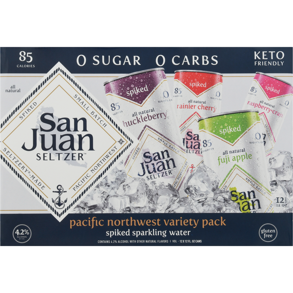 San Juan Seltzer Spiked Sparkling Water, Pacific Northwest