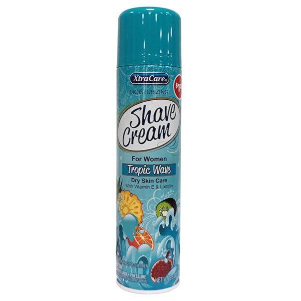 Xtracare Moisturizing Shave Cream For Women Tropic Wave Same-Day
