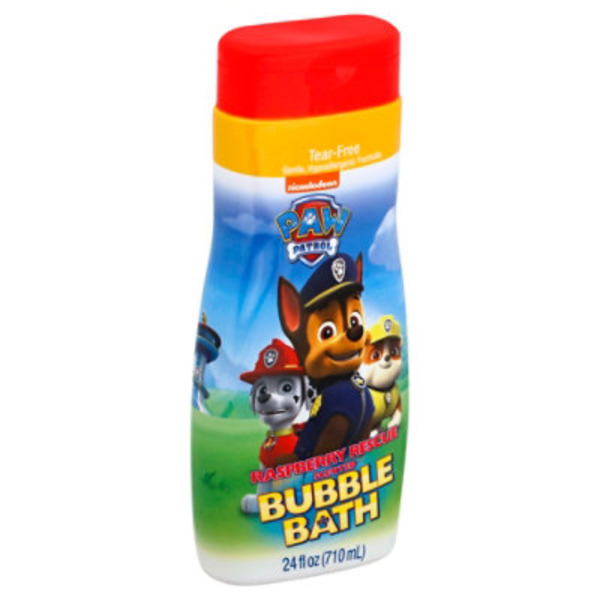 Nickelodeon Paw Patrol Raspberry Rescue Scented Bubble Bath Tear-Free