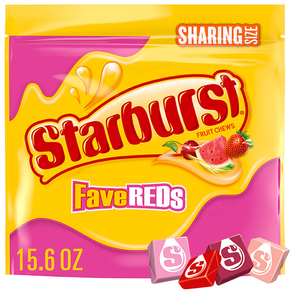 STARBURST FaveREDS Fruit Chews Chewy Easter Candy Sharing Size