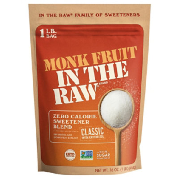 Monk Fruit in the Raw Zero Calorie Classic with Erythritol Sweetener Blend