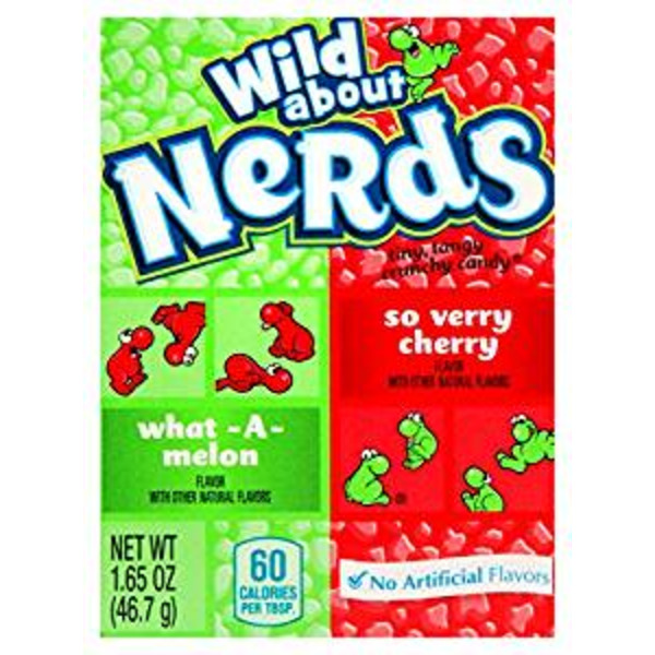 Nerds - Watermelon and Wild Cherry Candy - 36/1.65 oz