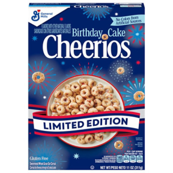 General Mills Birthday Cake Cheerios Cereal