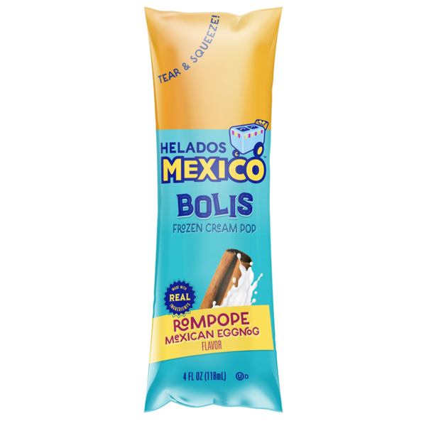 Helados Mexico Rompope Mexican Eggnog Frozen Cream Pop Bolis