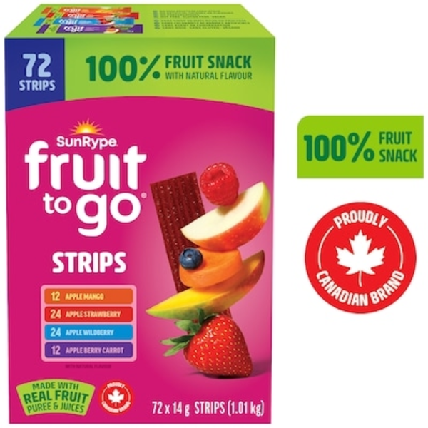 Sun Rype Merch No Frills Sun-Rype Fruit To Go Strips Variety Pack Same-Day Delivery ...