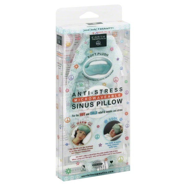 Earth Therapeutics Sinus Pillow Anit Stress Microwaveable Box