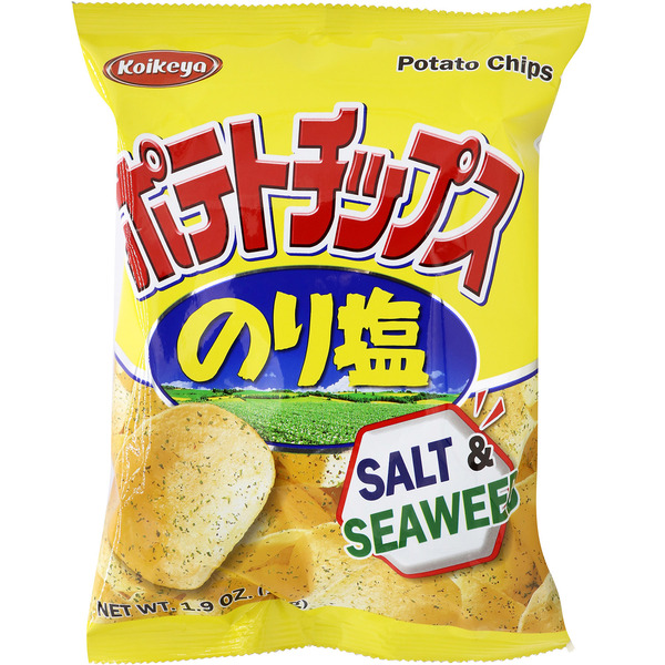 Koikeya Potato Chips, Salt & Seaweed