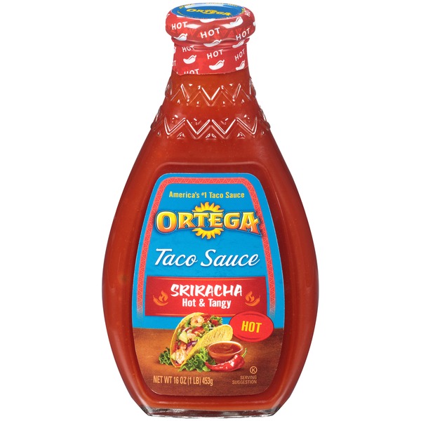 Ortega Hot Sriracha Hot & Tangy Taco Sauce (1 lb) Instacart