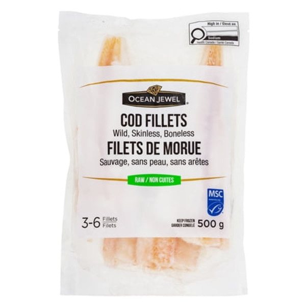 Walmart Ocean Jewel Wild Skinless Boneless Cod Fillets Same-Day ...