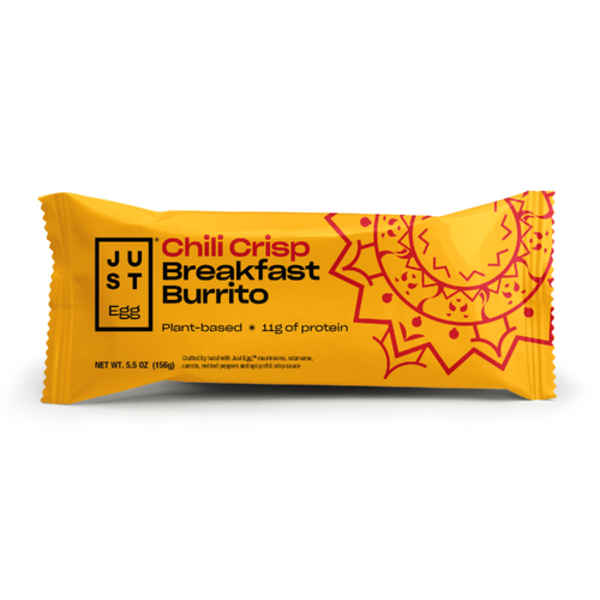 Just Egg Chili Crisp Breakfast Burrito