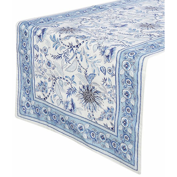 Southern Living Blue Agatha Collection Runner 72
