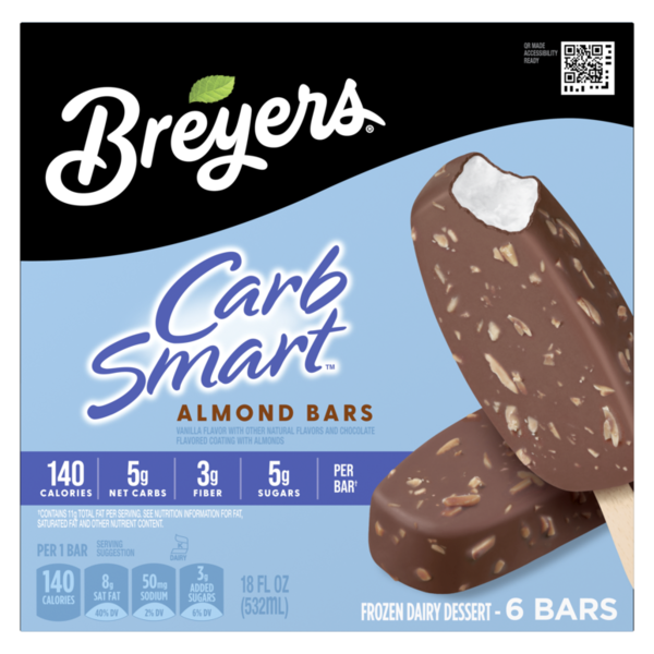 Breyers Frozen Dessert Almond Bars