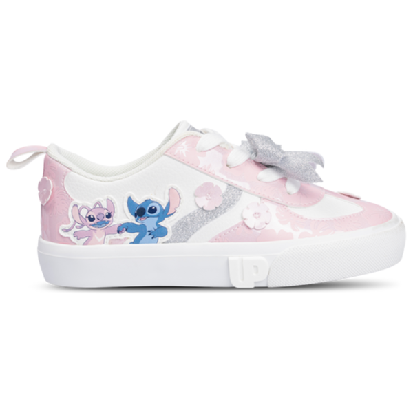 Ground Up Girls' Lilo & Stitch Preschool Shoe, Size 11 - Pink/White
