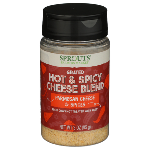 Sprouts Hot & Spicy Grated Parmesan Cheese Blend
