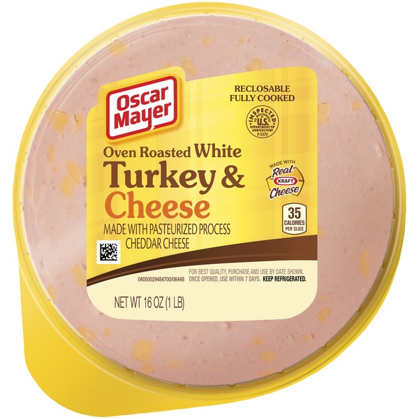 Oscar Mayer Oven Roasted White Turkey and Cheese (16 oz) Instacart
