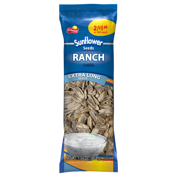 Frito Lay Ranch Flavored Extra Long Sunflower Seeds