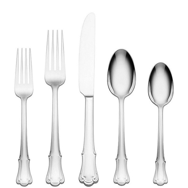 Oneida James Street Mirror 20 Piece Silver Flatware Set
