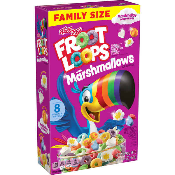 Froli systems フロリスター Kellogg Froot Loops Breakfast Cereal, Kids Cereal, Family