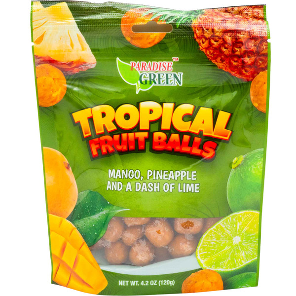 Paradise Green Tropical Fruit Balls