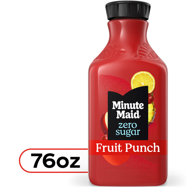 Minute Maid Zero Sugar Fruit Punch Juice Drink Bottle Same-Day