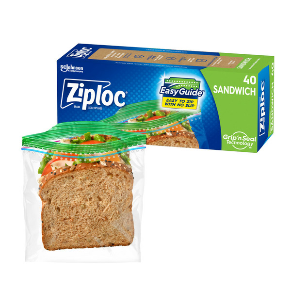 Ziploc Sandwich Bags with EasyGuide™ Same-Day Delivery or Pickup