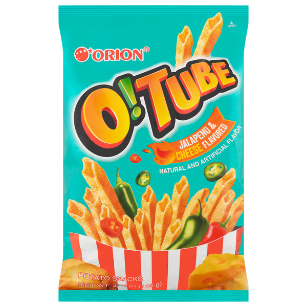 O-Tube Jalapeno & Cheese Flavored Potato Snack