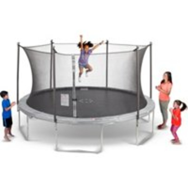 AGame Round Trampoline with Enclosure
