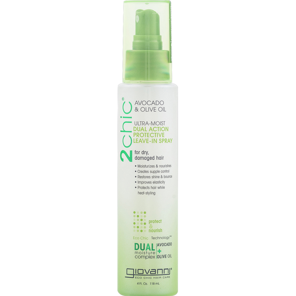 Giovanni 2chic Leave-In Spray, Dual Action Protective, Avocado