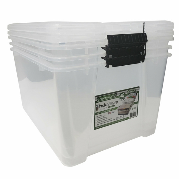 InstaView Multi-Use Storage Bins - 45 Quart