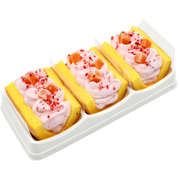 White Peach Cream Puff Cake