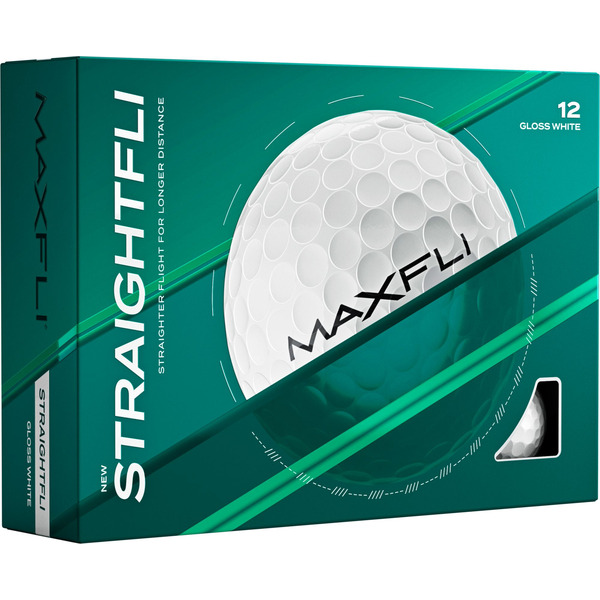 Maxfli StraightFli Golf Balls - White