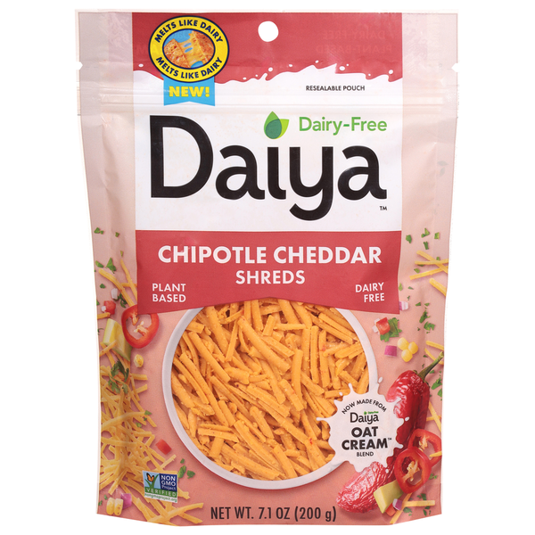 Daiya Dairy-Free Chipotle Cheddar Cheese Shreds