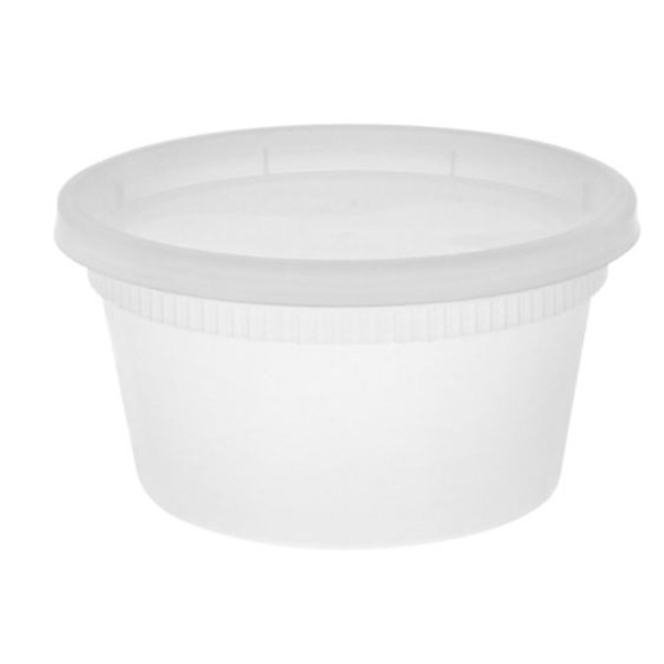 Pactiv - 12 oz Clear Microwaveable Deli Container with Lid - 240 ct