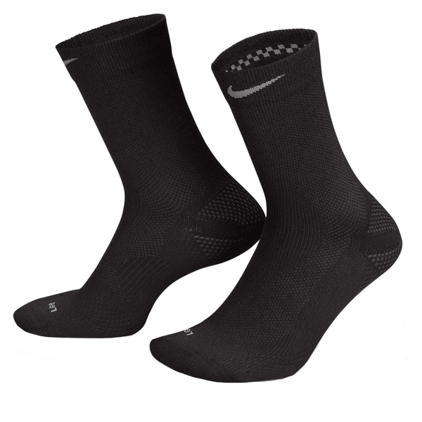 Nike Running Lightweight Crew Socks, M - Black