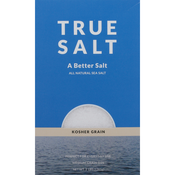 True Salt Sea Salt, Kosher Grain