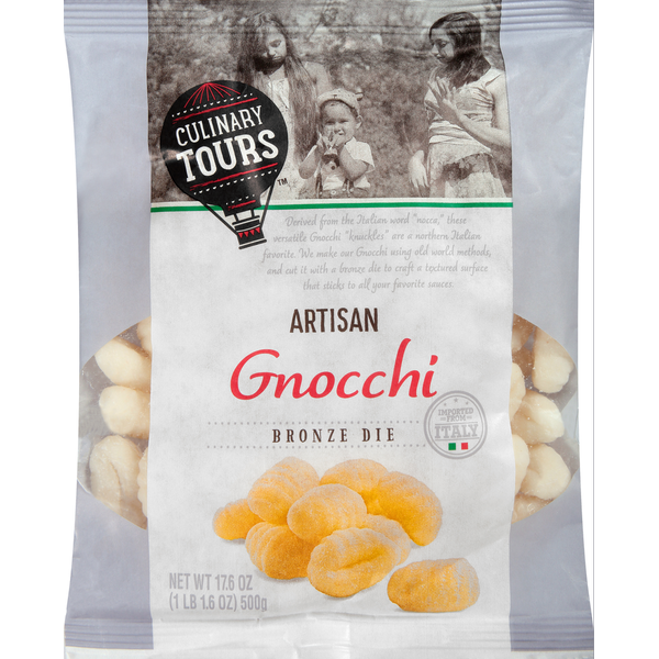 Culinary Tours Gnocchi, Artisan, Bronze Die Same-Day Delivery