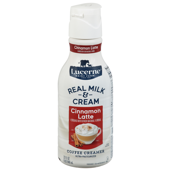 Lucerne Ultra-Pasteurized Cinnamon Latte Coffee Creamer