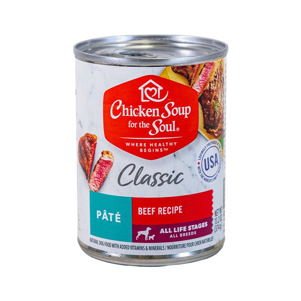 Chicken Soup for the Soul Beef Pate Dog Food