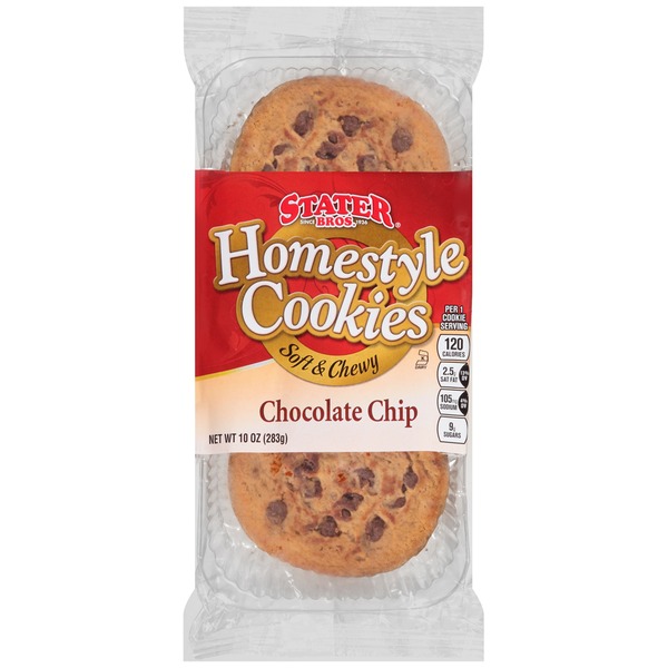 grandma's homestyle chocolate chip cookies nutrition facts