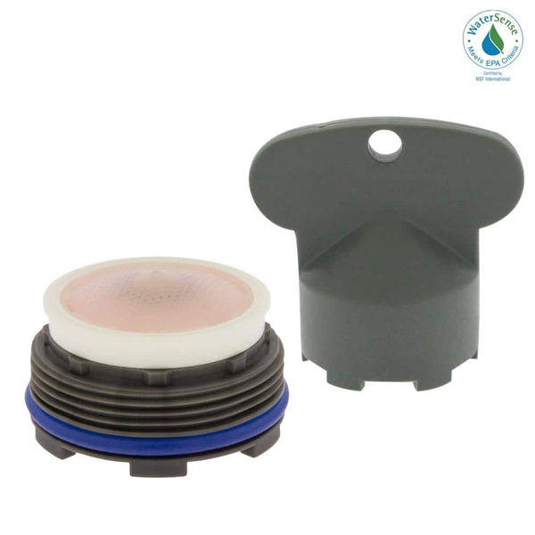 Neoperl M24 X 1 Pca Standard Size 1.2 Gpm Cache Water Saving Aerator Kit With Key