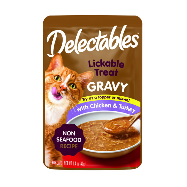 Delectables Gravy Lickable Treats Chicken & Turkey