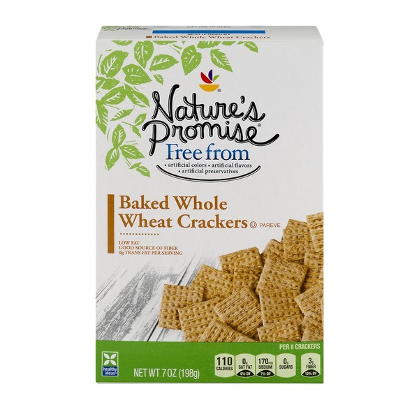 Nature's Promise Baked Crackers Whole Wheat (7 oz) Instacart