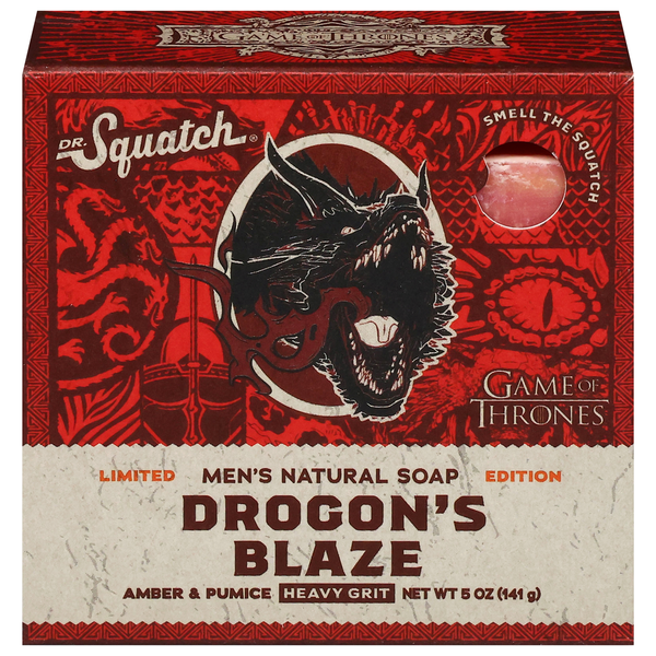Dr. Squatch Heavy Grit Game of Thrones Men's Natural Drogon's