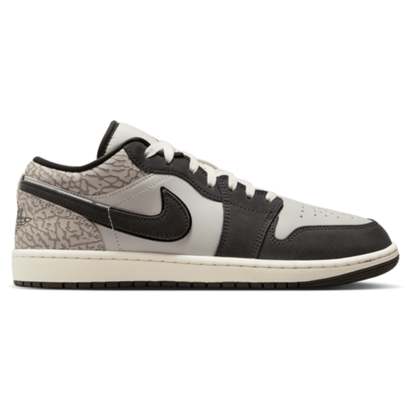 Jordan Air 1 Low SE Shoes, Size 12 - Sail/Infrared/Deep Pewter/Gamma Grey
