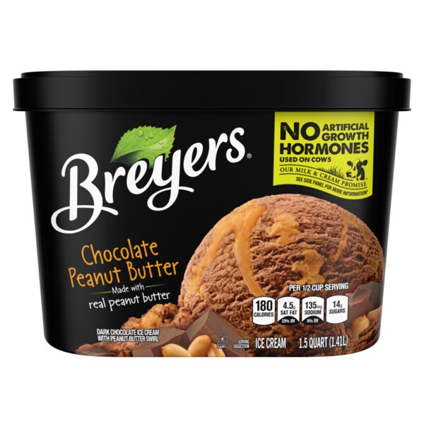 Breyers Ice Cream Chocolate Peanut Butter (48 oz) from Andronico's